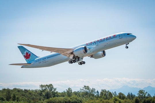 行き先の変更にも、おおむね好意的な反応が寄せられているという＝Air Canada