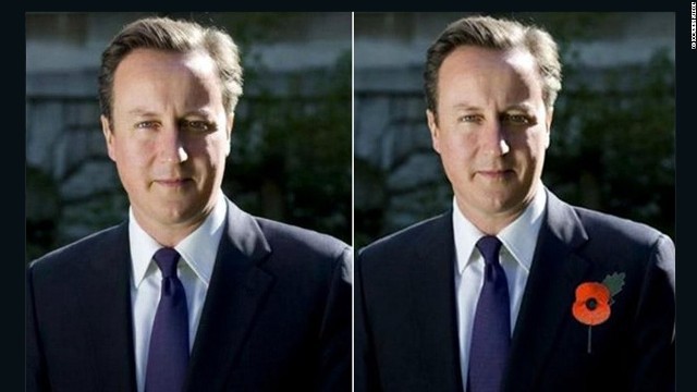 戦没者追悼記念日に合わせた写真の加工だったがすぐに見破られる羽目に＝英首相府