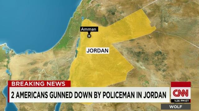 ヨルダン首都の特殊部隊の訓練施設で銃乱射があり、米国人ら３人が死亡