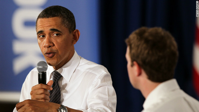 オバマ大統領がフェイスブックの個人ページを開設した