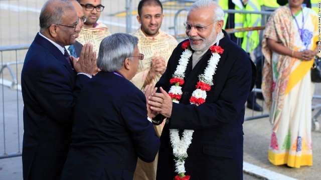 インドのモディ首相が３日間の日程での英国訪問を開始