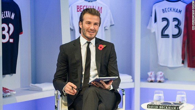 デービッド・ベッカムが「最もセクシーな男性」に選ばれた