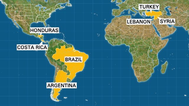 偽造パスポートを使って５カ国へ渡航した後、中米のホンジュラスへ