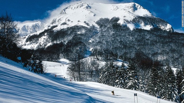 カンピテッロ・マテーゼ（写真）とカプラコッタはモリーゼ州が誇る２大スキーリゾートだ