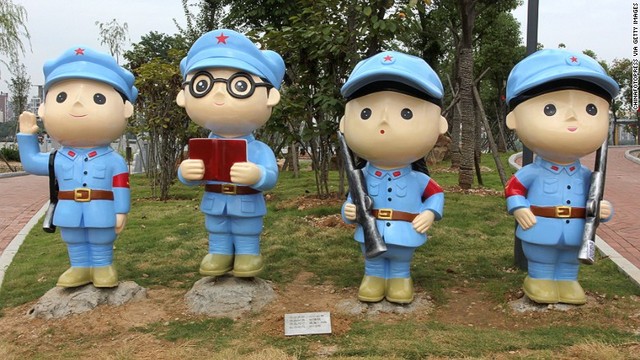 25.共産党テーマパーク(中国)
中国北部の武漢に9月、共産党テーマパークが開園した。中国共産党の英雄にささげられている=CHINAFOTOPRESS VIA GETTY IMAGES