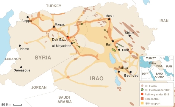 「ＩＳＩＳ地域からの石油密輸」を巡り、ロシアとトルコが舌戦を繰り広げている