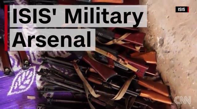 ＩＳＩＳが保有する武器に米国製のものも大量にあるという
