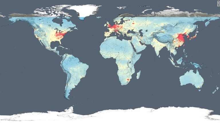 Cnn Co Jp 米ｎａｓａ 世界の大気汚染地図 を作成 衛星データ活用