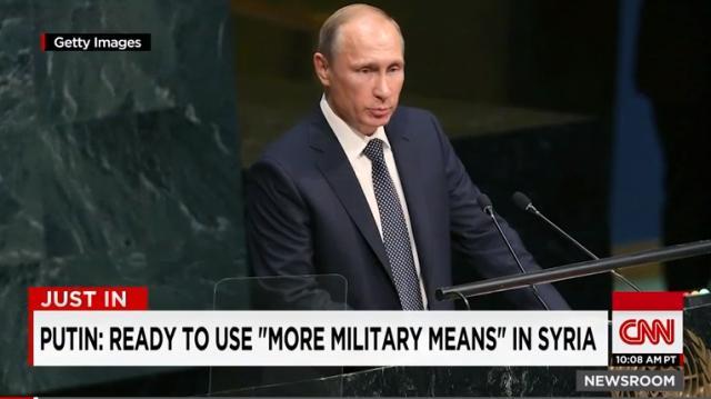 ロシアのプーチン大統領。さらなる戦力の投入を示唆した