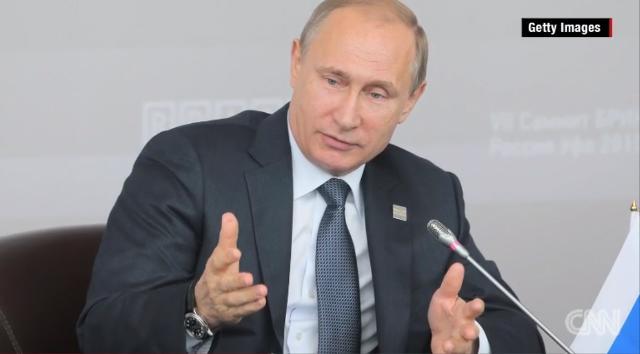 ロシアのプーチン大統領。旧ソ連圏でのイスラム過激派の動きに神経をとがらせている