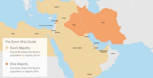 サウジとイランは、それぞれスンニ派、シーア派の盟主として存在感を示す