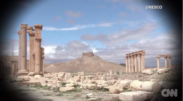 シリア中部にあるパルミラの古代遺跡＝UNESCO