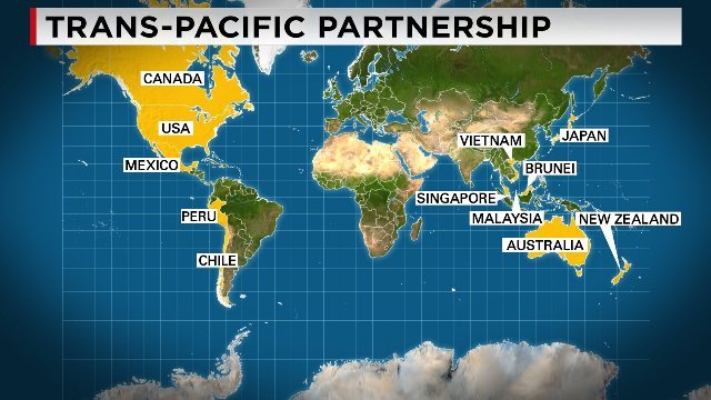 アジア太平洋地域の１２カ国がＴＰＰ協定に署名した