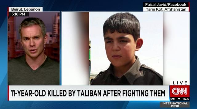 タリバーンとの戦闘に加わった１１歳の少年が殺害された＝Javid Faisal/Office of the Chief Executive