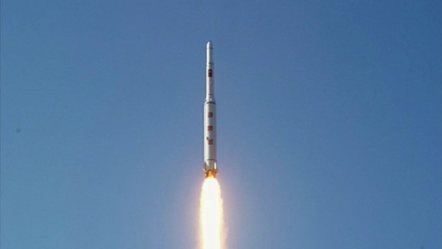 北朝鮮のロケット発射に国際社会から非難の声が上がっている＝KCTV