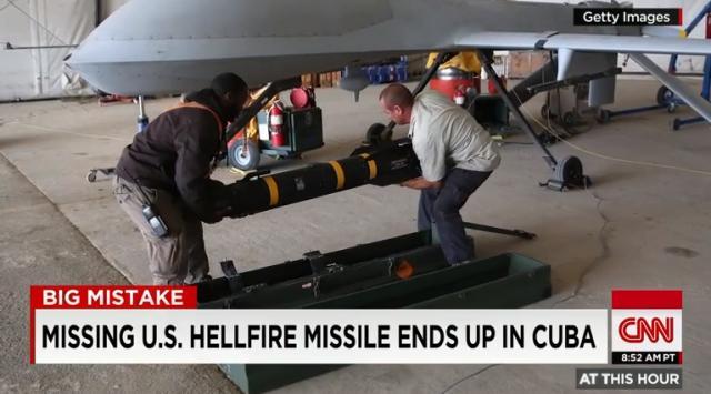 キューバに誤って移送されたミサイルが米国に返還された