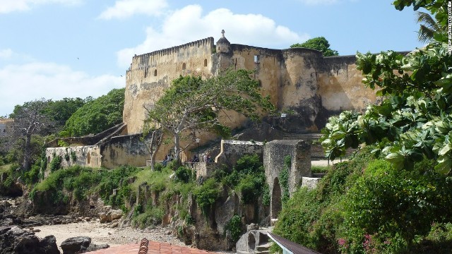 ポルトガル王の命令によって建設されたジーザス要塞＝KONSTANTINOS DAFALIAS氏提供