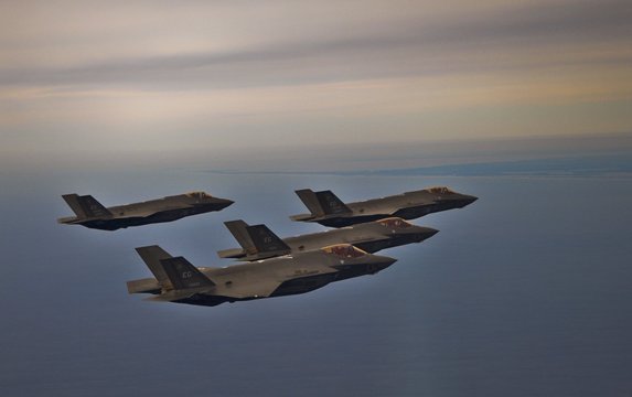 米空軍の最新鋭ステルス戦闘機「Ｆ３５Ａ」＝Capt. Edward Schmitt/USAF