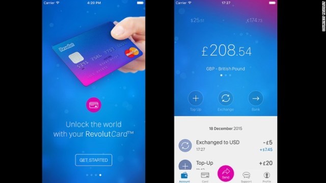 決済アプリ「Ｒｅｖｏｌｕｔ」の画面