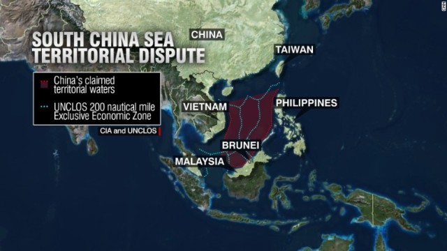 南シナ海では、中国をはじめ各国が領有を主張し緊張が高まっている