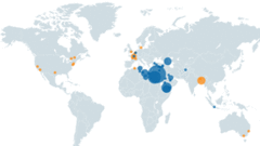 世界に広がるＩＳＩＳの脅威