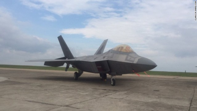 ルーマニアへの初着陸を果たした「Ｆ２２ラプター」