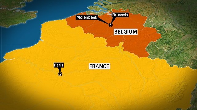 アブデスラム容疑者はベルギーのブリュッセルでの逮捕後、パリへ移送された
