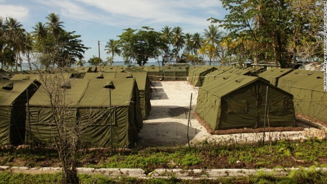 パプアニューギニアの収容施設