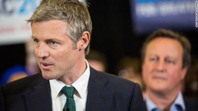 保守党のザック ゴールドスミス氏 保守党のザック ゴールドスミス氏