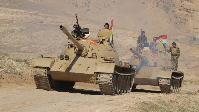 クルド人部隊ペシュメルガが、ＩＳＩＳ支配地域へ攻勢をかけている