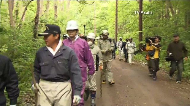 ６日間にわたる捜索の後、男の子が無事に発見された＝TV Asahi