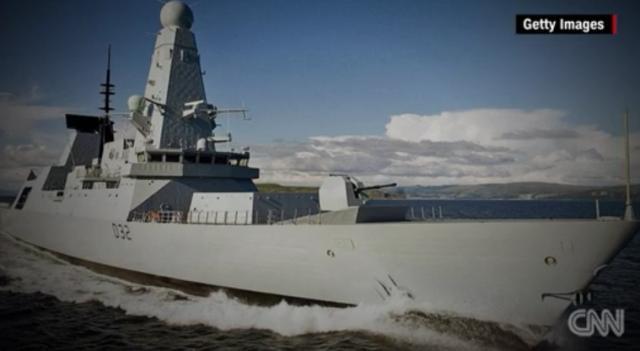 英海軍が保有する最新鋭の４５型駆逐艦