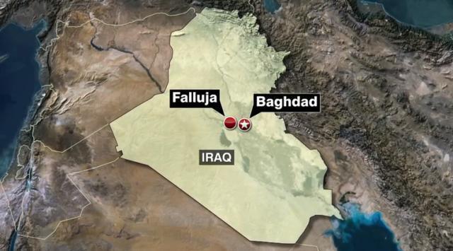 イラク軍は先月２３日からファルージャの奪還を目指し進攻していた