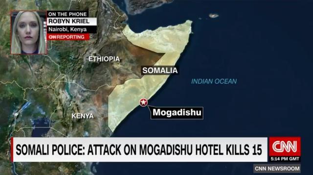 ソマリアの首都でまたホテルが襲われ、死傷者が出た