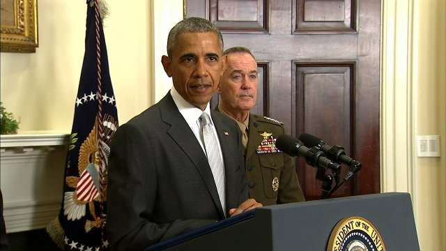 アフガン駐留米軍の撤退計画について見直しを表明するオバマ大統領