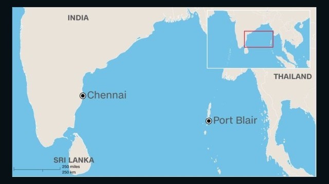 インド空軍機が消息を絶った