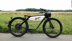 ８．オランダ人デザイナー、ロナルド・メイス氏が都市環境の改善を目的に設計・製造した電動バイク「モーターマン」