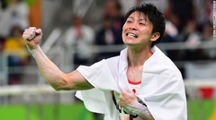 内村航平が個人総合２連覇、僅差で勝利　リオ五輪