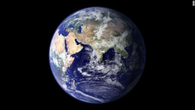 地球の表面は約７０％が水だという＝ＮＡＳＡ