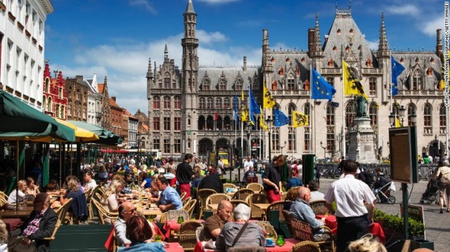 ９位　ブルッヘ（ベルギー）
世界で指折りのチョコレートとビールを誇る街は、住人ももちろんフレンドリーだ