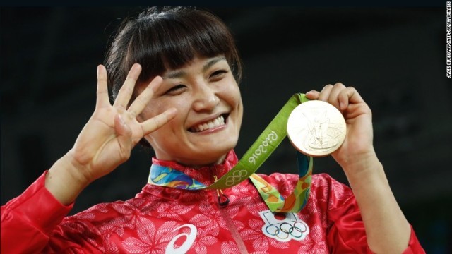 レスリング女子で五輪４連覇を達成した伊調馨選手