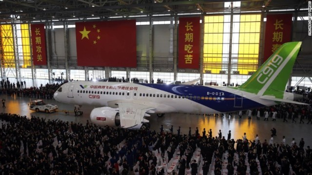 中国開発の旅客機Ｃ９１９