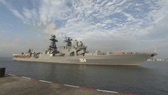 中国とロシア、南シナ海で初の合同軍事演習