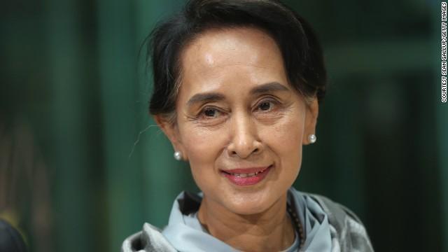 事実上の最高指導者としてミャンマーの国政を担うアウンサンスーチー氏