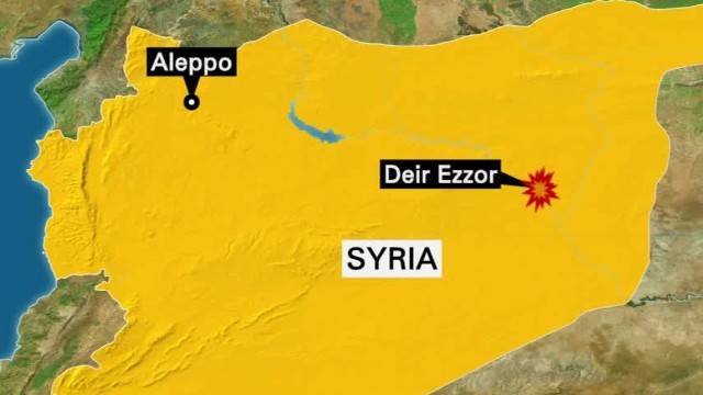 有志連合による空爆でシリア軍に死者が出たという