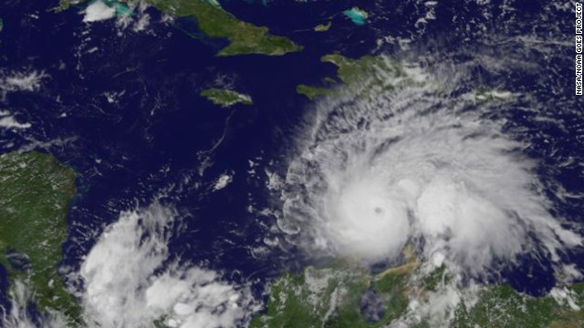 カリブ海に大型ハリケーンが発生した