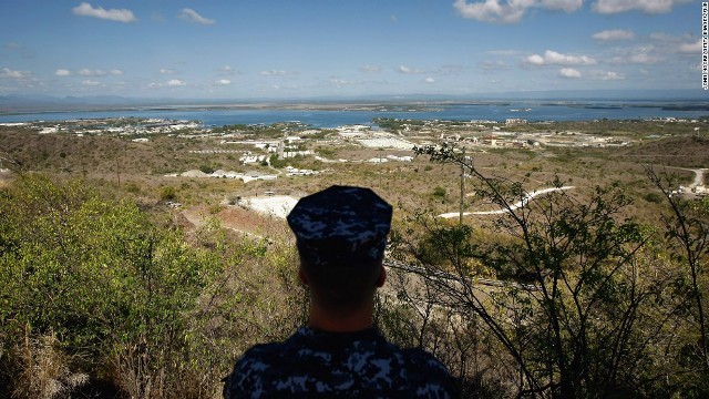 キューバのグアンタナモ米海軍基地