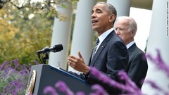 「トランプ氏を応援」　オバマ大統領、円滑な政権移行を約束