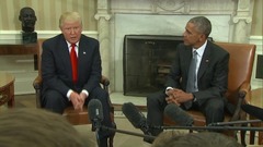 トランプ氏、オバマ大統領と会談　今後は「助言求める」