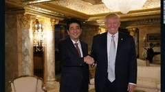安倍首相とトランプ氏が会談、日米の「信頼関係」に確信